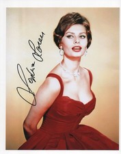 Foto firmata Sophia Loren