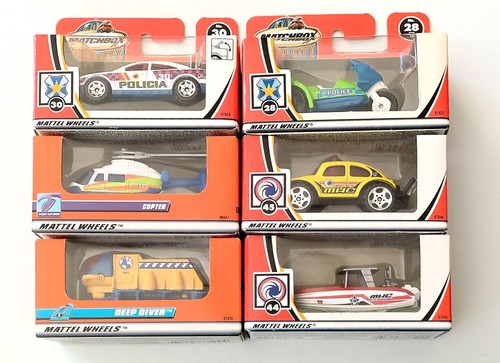 Matchbox mattel x6 scatole - /,