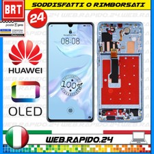 D83_DISPLAY LCD+TOUCH SCREEN+FRAME OLED PER HUAWEI P30 PRO VOG - L29 NERO LEGGI