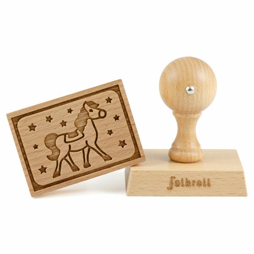 Timbro biscotti folkroll - timbro, pony