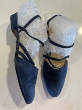 Vtg Gucci Demi Blue Suede