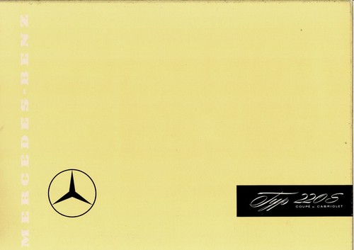 Prospetto mercedes benz - mercedes, "
