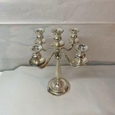 Candeliere In Argento 5 Fuochi