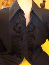 CAMICIA GIANNI VERSACE  COUTURE TG 48 COTONE E SETA 100 % VINTAGE MADE IN ITALY