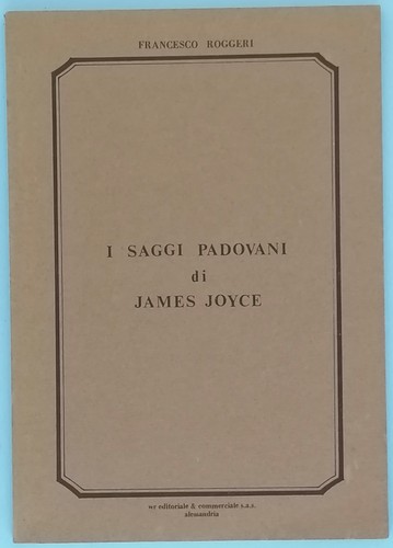 Saggi padovani james - i,