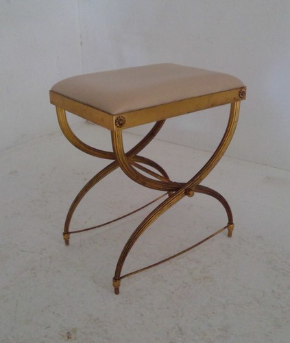 Sgabello ottone anni 30 - sgabello, in