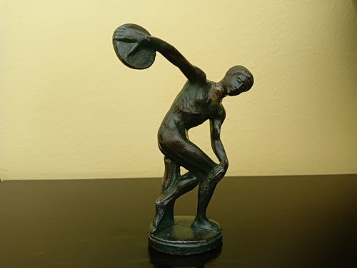 Statuetta bronzo discobolo - in,