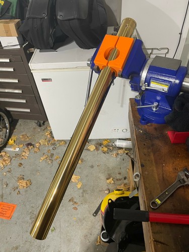 Motorcycle fork vise - vise, clamps