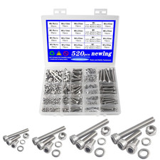 520Pcs Kit Viti E Bulloni M3