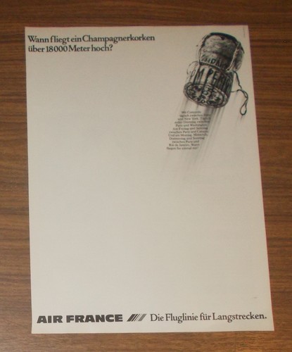 Seltene werbung air france - seltene,