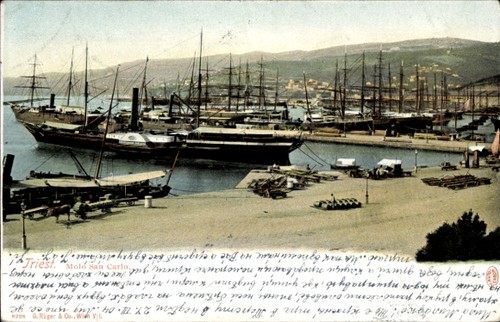 Cartolina trieste - cartolina,