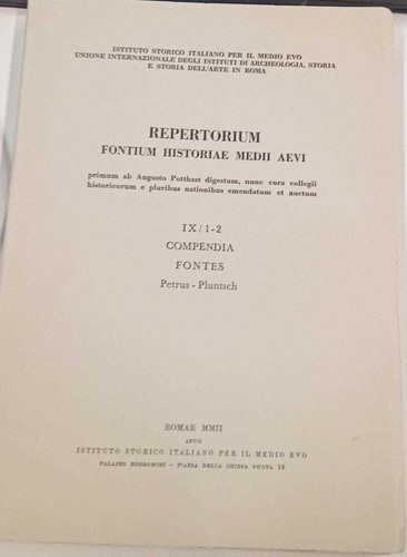 Repertorium fontium historiae