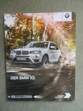 BMW X3 F25 depliant xDrive20i