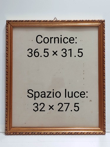 Cornice antica dorata legno - antica, in