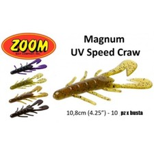 GAMBERO ZOOM MAGNUM UV SPEED CRAW BLACK BASS 4,25''  MADE IN USA