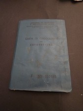 🚙 libretto Circolazione