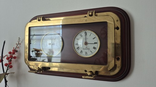 Orologio barometro parete - e,