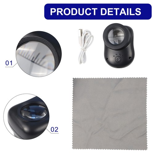 Lente ingrandimento led - lente, d'ingrandimento
