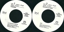 DISCO 45 GIRI            TAZENDA / MARCELLO PIERI ‎– IL POPOLO ROCK // PIO
