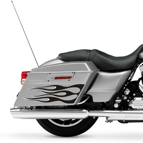 Adesivi moto borse rigide flam - adesivi,
