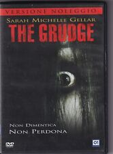 THE GRUDGE IL RANCORE DVD Sarah Michelle Gellar Versione Noleggio M08274