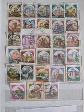 Francobolli italia repubblica  serie castelli usati. N.28 Valori