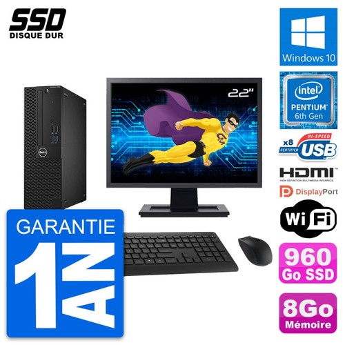 Dell 3050 sff schermo - pc, 22"