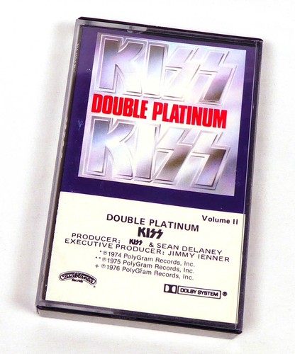 Musikkassette kiss double - kiss,