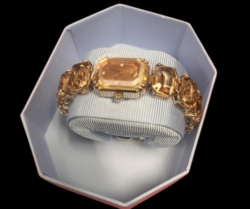 Swarovski beautiful topaz dial - beautiful,