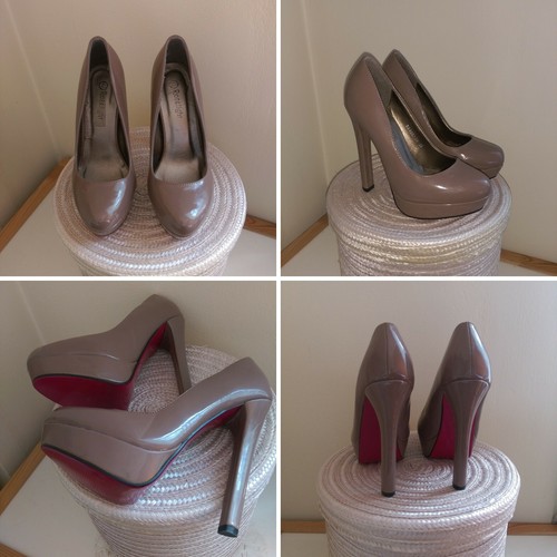 Decolte vernice marrone con - decolte,