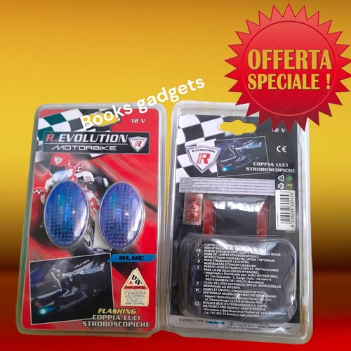 Coppia luci led strobo - luci, blu