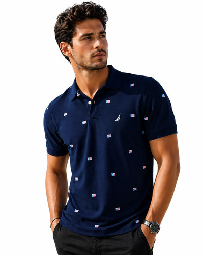 Polo uomo nautica nuova blu - uomo,