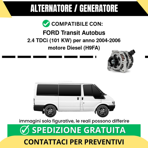 Alternatore ford transit - ford,