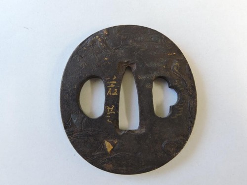 Tsuba ferro disegno - in,