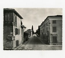 Corno di Rosazzo Via Trieste Friuli Cartolina Animata Viaggiata 1953