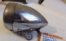 BICICLETTA MARCA APRILIA HEADLLIGHT OTTONE CROMATO ANNI 50 FANALE