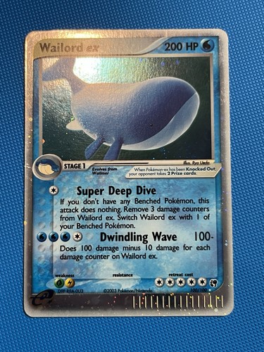 Pokemon wailord 2003 - pokemon, ex