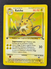 Raichu 14/62 Pokemon Fossil ITA 1a edizione Rara Holo