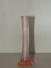 Vaso-vaso da fiori vintage in vetro di Murano Sigle, design cristallo tagliato