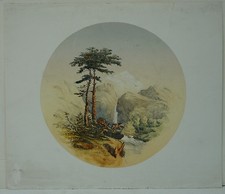 Ideale Paesaggio Con Cascata E