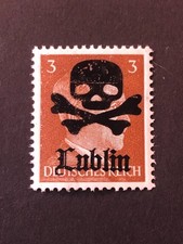 Germany 1945 Post WWII LOCAL overprint  (LUBLIN) 3 Rpf.  MNH /s3 #a25