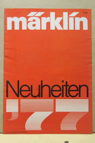 Catalogo marklin 1977 - marklin, d
