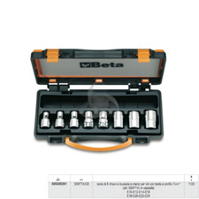 Set 8 Chiavi A Bussola Torx 1/2" E10-E24 - Beta 920FTX/C8