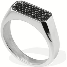 LIU JO ANELLO  UOMO IN ACCIAIO