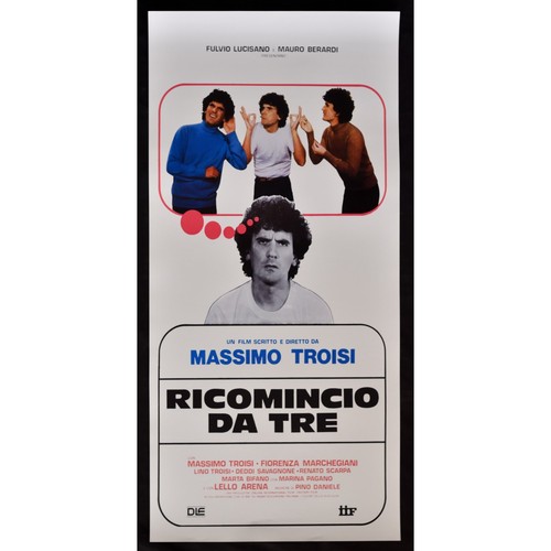 Locandina ricomincio tre - ricomincio, da