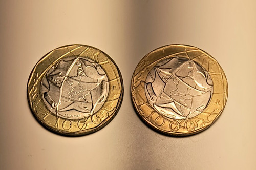 Monete 1000 lire italiane - monete,