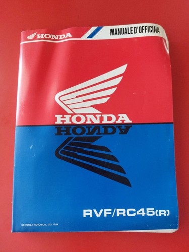 Manuale officina honda rvf - manuale,