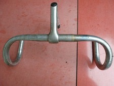 Manubrio bici corsa Philippe Franco Italia + attacco per cavi freno montati sul manubrio