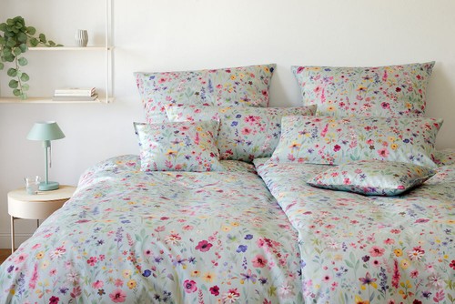 Elegante seiden satin lenzuola - seiden-satin,