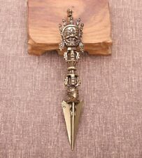 Statua pestello Vajra ottone